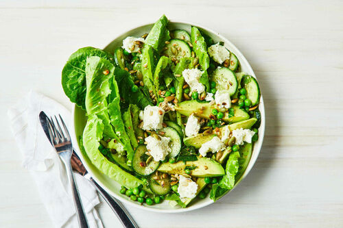 Reduced-Carb Greens and Avocado Sa