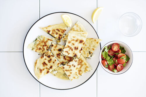 Silverbeet and Feta Gozleme