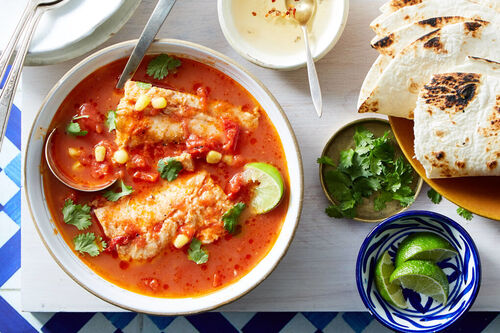 Tomato-Poached Fish