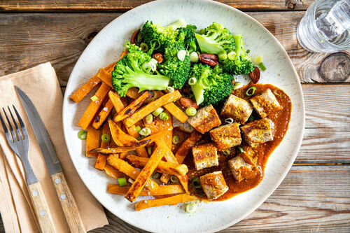 Rindswurst mit Tomaten-Sauce