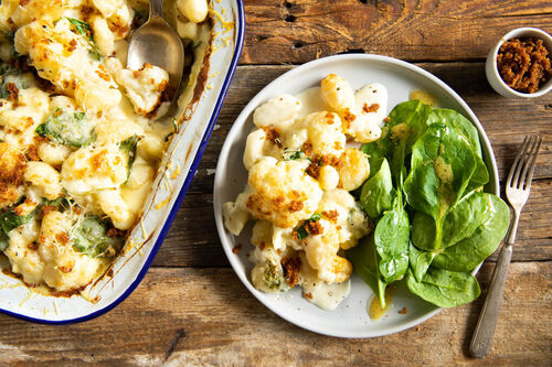 Gnocchi mit Blumenkohl-Käse-Sauce